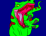 Dibujo Velociraptor II pintado por carlospign