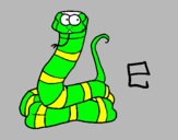 Dibujo Serpiente pintado por Emma2006