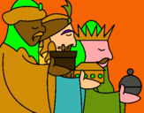 Dibujo Los Reyes Magos 3 pintado por chaxinoel3