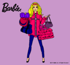 Dibujo Barbie de compras pintado por 09456