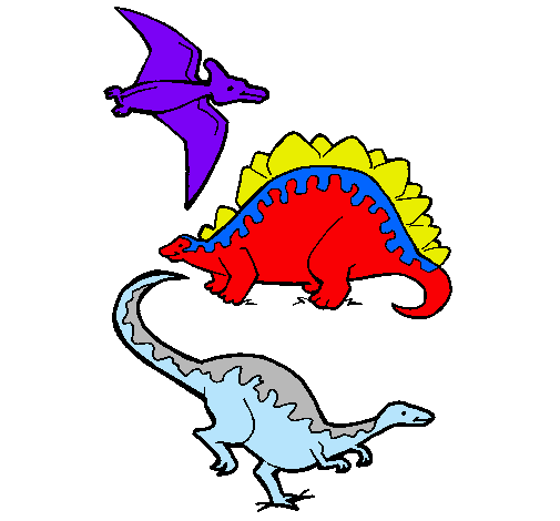 Tres clases de dinosaurios