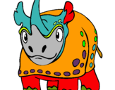Dibujo Rinoceronte pintado por Rafaelfarias