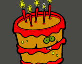 Dibujo Pastel de cumpleaños 2 pintado por edwinsit