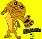 Dibujo Madagascar 2 Alex 2 pintado por hylylkrko7pi