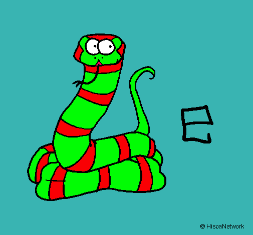 Dibujo Serpiente pintado por carlospign