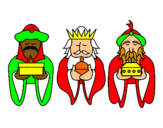 Dibujo Los Reyes Magos 4 pintado por carmen2001