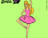 Dibujo Barbie bailarina de ballet pintado por avat ?