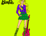 Dibujo Barbie rockera pintado por husadef