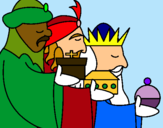 Dibujo Los Reyes Magos 3 pintado por Vivarisa