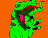 Dibujo Velociraptor II pintado por demoniostiui