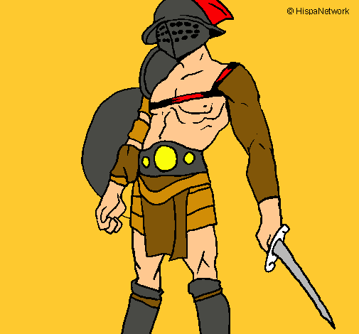 Dibujo Gladiador pintado por Andy7