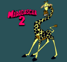 Dibujo Madagascar 2 Melman pintado por CaRlosz