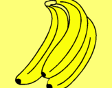 Dibujo Plátanos pintado por dannia