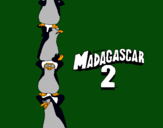 Dibujo Madagascar 2 Pingüinos pintado por jesus-