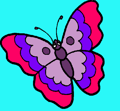 Dibujo Mariposa pintado por lufontana