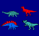 Dibujo Dinosaurios de tierra pintado por ddddd