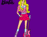 Dibujo Barbie rockera pintado por anethvictori