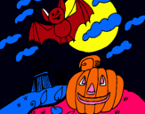 Dibujo Paisaje de Halloween pintado por anthony3