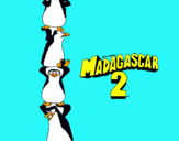 Dibujo Madagascar 2 Pingüinos pintado por tamalito