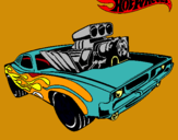 Dibujo Hot Wheels 11 pintado por cigarro