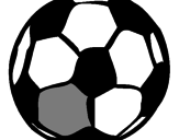 Dibujo Pelota de fútbol pintado por diegaso