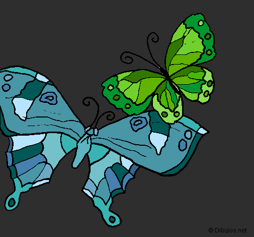 Dibujo Mariposas pintado por antoniab