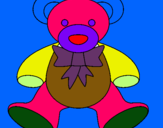 Dibujo Osito de peluche pintado por osososososos