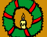 Dibujo Corona de navidad II pintado por Blackwolf
