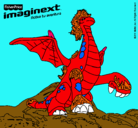 Dibujo Imaginext 9 pintado por meir