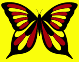 Dibujo Mariposa pintado por jimenalisss