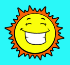 Dibujo Sol sonriendo pintado por federi