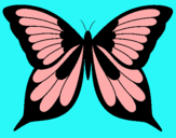 Dibujo Mariposa pintado por jhonier