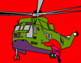 Dibujo Helicóptero al rescate pintado por axel07
