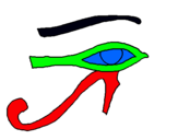 Dibujo Ojo Horus pintado por 859363948