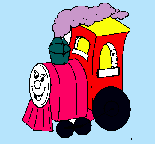 Dibujo Tren pintado por mavito