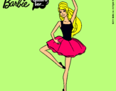 Dibujo Barbie bailarina de ballet pintado por druky24