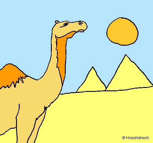 Dibujo Camello pintado por dogui