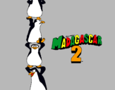 Dibujo Madagascar 2 Pingüinos pintado por Armnado