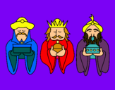 Dibujo Los Reyes Magos 4 pintado por javibl