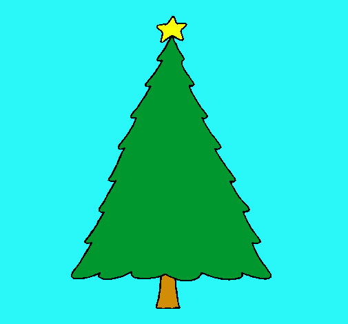 Árbol con estrella