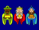 Dibujo Los Reyes Magos 4 pintado por luchipm_99