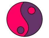 Dibujo Yin y yang pintado por manboooo