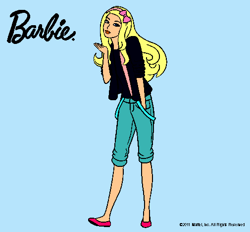 Barbie con look casual