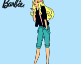 Dibujo Barbie con look casual pintado por yqsnqoxidnq