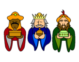 Dibujo Los Reyes Magos 4 pintado por gbuu