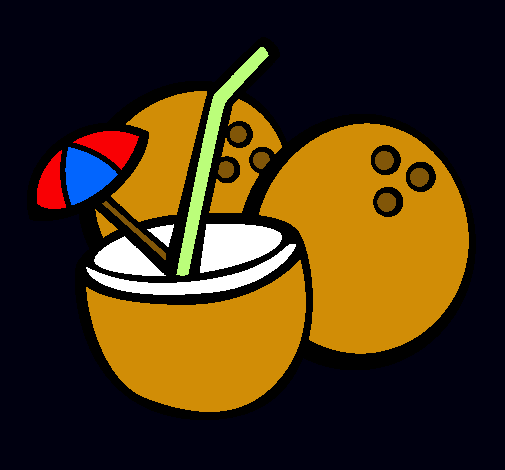 Cóctel de coco