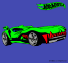 Dibujo Hot Wheels 3 pintado por lorege