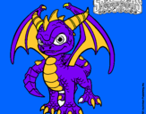 Dibujo Spyro pintado por sragyy