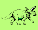 Dibujo Triceratops pintado por dieguinalf