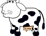Dibujo Vaca pensativa pintado por  NAHIAYG